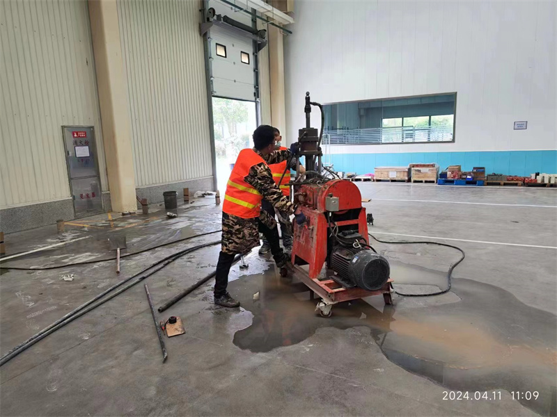 合肥厂房地面下沉塌陷注浆加固施工